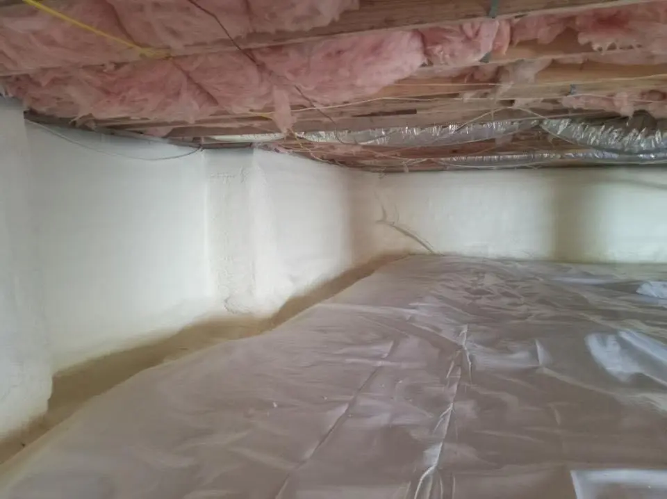Crawl space encapsulation with closed-cell spray foam for Attic Insulation in Gatesville